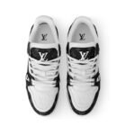 Louis Vuitton LV Trainer - White Black - Image 3
