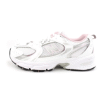 New Balance 530 - White Mid Century Pink GS - Image 2