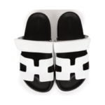 Hermes Chypre Sandals - White Palladium Hardware - Image 4