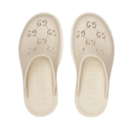 Gucci Perforated GG platform mules - Image 3