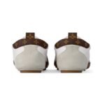 LV Sneakerina White with Brown Monogram - Image 4