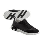 Hermes Bouncing  Sneakers Black and White - Image 3