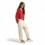 Golden Goose Super-Star with burgundy glitter star and silver heel tab - Image 3