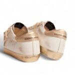 Golden Goose Super-Star with gold sparkle foxing and metal stud lettering - Image 2