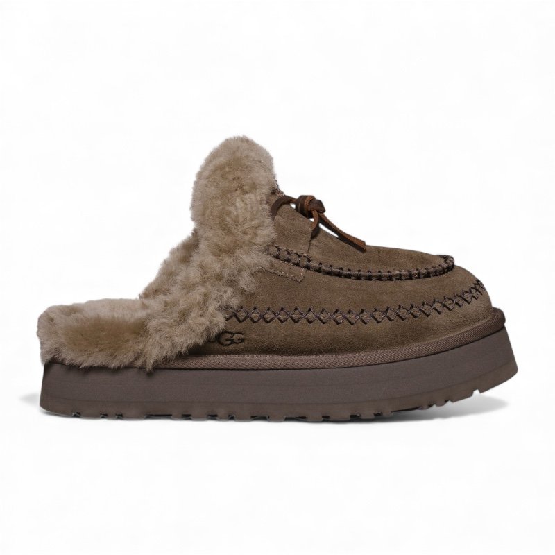 Photoroom_20251114_074904 UGG Disquette Alpine Slipper Hickory - Image 1