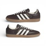 Adidas Samba OG 'Dark Brown and White' - Image 5