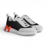 Hermès Bouncing Sneaker Black/Orange - Image 3