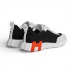 Hermès Bouncing Sneaker Black/Orange - Image 4