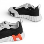 Hermès Bouncing Sneaker Black/Orange - Image 5