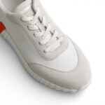 Hermès Bouncing Sneaker Blanc White/Orange - Image 5