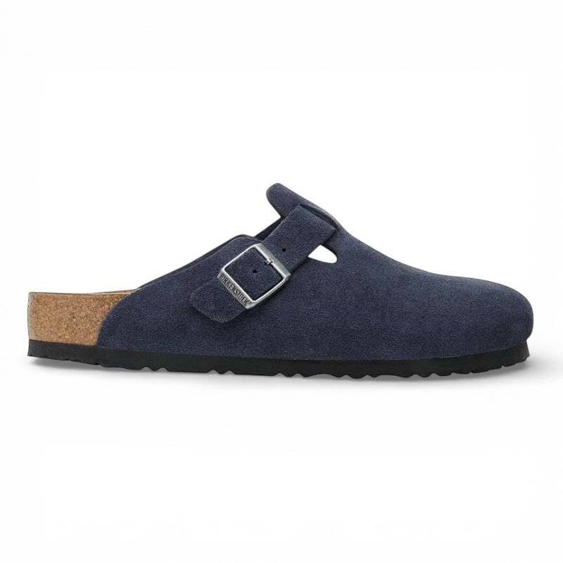 IMG_5476-Photoroom Birkenstock Boston Suede Leather "New Navy" - Image 1