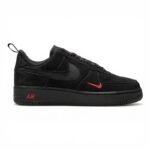 Nike Air Force 1 Low "Multi Swoosh Black/Crimson"