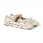 Miu Miu Woven Nappa Leather Ballerinas - Image 2