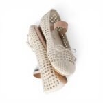Miu Miu Woven Nappa Leather Ballerinas - Image 3