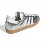 Adidas Samba OG Silver Metallic / Cloud White / Core White - Image 3