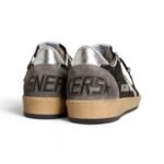 Golden Goose Women's gray and black Ball Star LTD in glitter with Skins - Image 5
