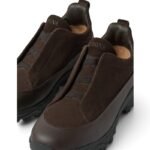 Zegna Triple Stitch Monte Sneakers | Dark Brown - Image 4