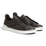 Zegna Triple Stitch Secondskin Dark Brown - Image 2