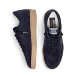 Golden Goose Ball Star in dark blue suede with dark blue glitter star - Image 3