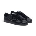 Golden Goose Super-Star in black nappa with black suede star and heel tab - Image 2