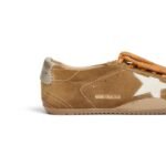 Golden Goose True-Star in tobacco-colored suede with white star - Image 4
