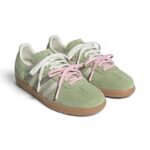 adidas Molly-Mae X Samba Matcha Shoes - Green - Image 2