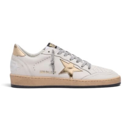 Golden Goose Women's Ball Star with gold star and heel Visit › tab